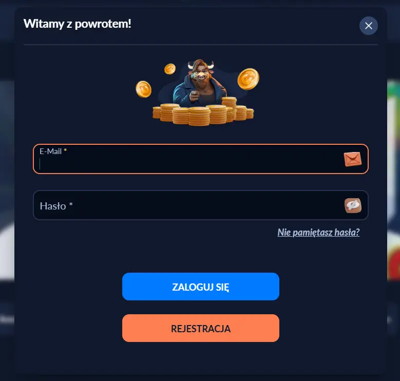 BisonCasino-login
