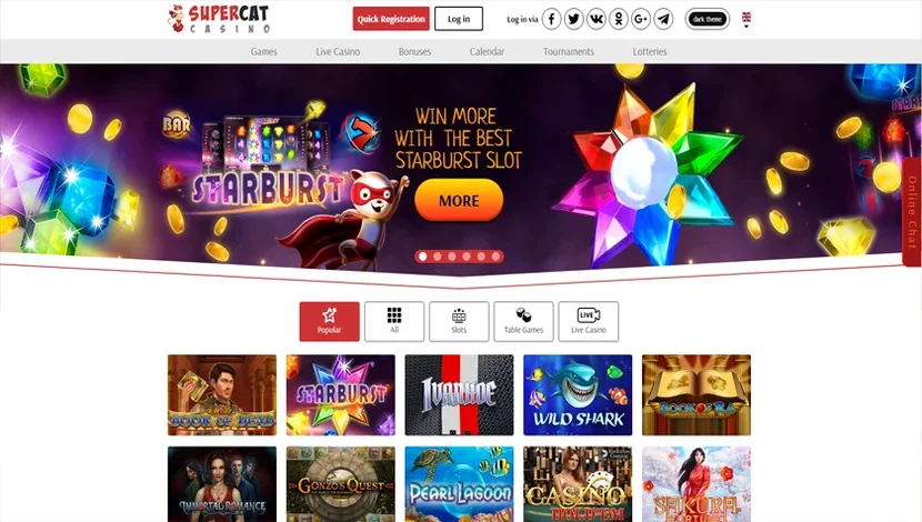 SuperCat Casino-online